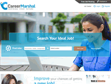 Tablet Screenshot of careermarshal.com
